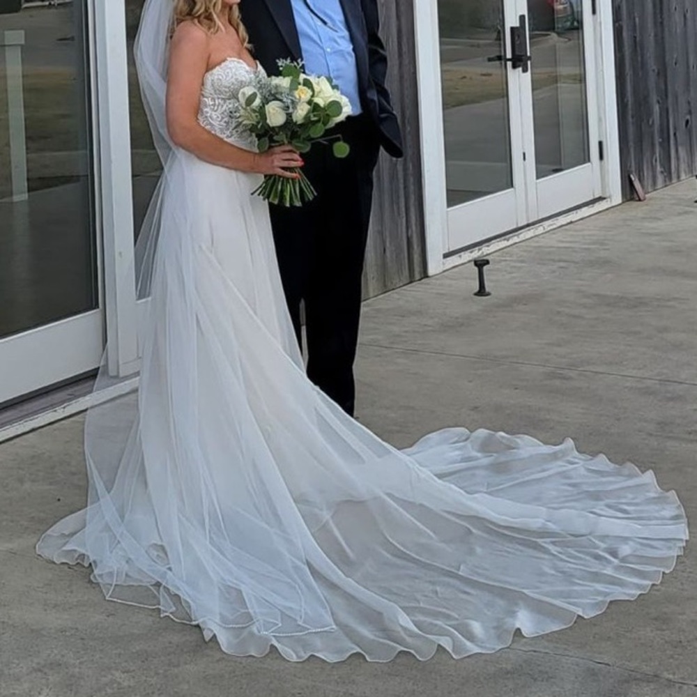 Reem Acra wedding dress